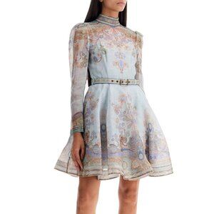 Zimmermann  EDEN BELTED MINI DRESS